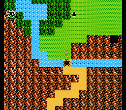 Zelda 2 - The adventure of Link sur Nes, la soluce du palais sur la mer au niveau 6