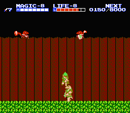 Zelda 2 - The adventure of Link sur Nes, la soluce du palais sur la mer au niveau 6