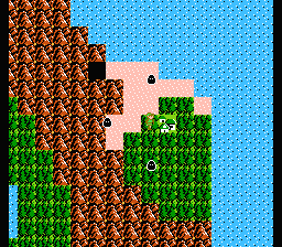 Zelda 2 - The adventure of Link sur Nes, la soluce du palais sur la mer au niveau 6