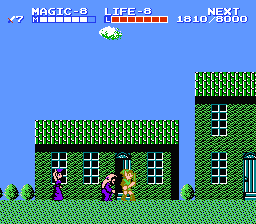 Zelda 2 - The adventure of Link sur Nes, la soluce du palais sur la mer au niveau 6