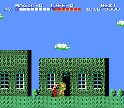 Zelda 2 - The adventure of Link sur Nes, la soluce du palais sur la mer au niveau 6