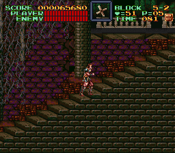 Super Castlevania 4 sur Super Nintendo - Niveau 5 : Au pied du chateau