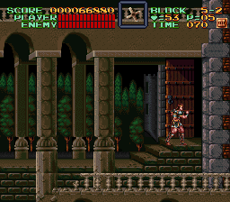 Super Castlevania 4 sur Super Nintendo - Niveau 5 : Au pied du chateau