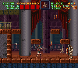 Super Castlevania 4 sur Super Nintendo - Niveau 6 : L'entre de Castlevania