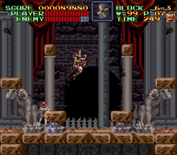 Super Castlevania 4 sur Super Nintendo - Niveau 6 : L'entre de Castlevania