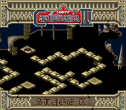 Super Castlevania 4 on Super Nintendo - Level 9 : The treasure room