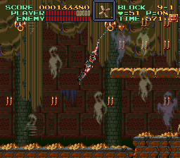 Super Castlevania 4 on Super Nintendo - Level 9 : The treasure room