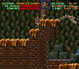 Super Castlevania 4 on Super Nintendo - Level 9 : The treasure room