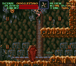 Super Castlevania 4 on Super Nintendo - Level 9 : The treasure room