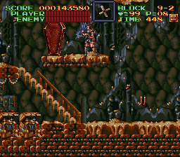 Super Castlevania 4 on Super Nintendo - Level 9 : The treasure room