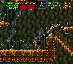 Super Castlevania 4 on Super Nintendo - Level 9 : The treasure room