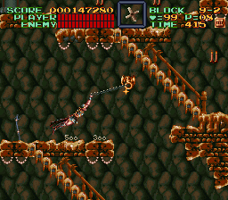 Super Castlevania 4 on Super Nintendo - Level 9 : The treasure room