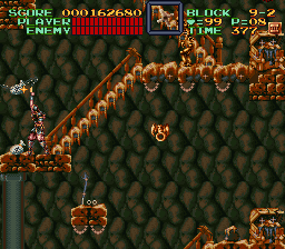 Super Castlevania 4 on Super Nintendo - Level 9 : The treasure room