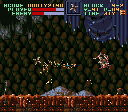 Super Castlevania 4 on Super Nintendo - Level 9 : The treasure room