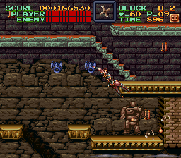Super Castlevania 4 on Super Nintendo - Level 11 : The dungeon