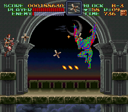 Super Castlevania 4 on Super Nintendo - Level 11 : The dungeon