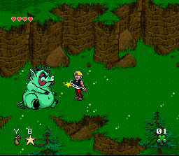 Young Merlin sur Super nes : Soluce, premire partie