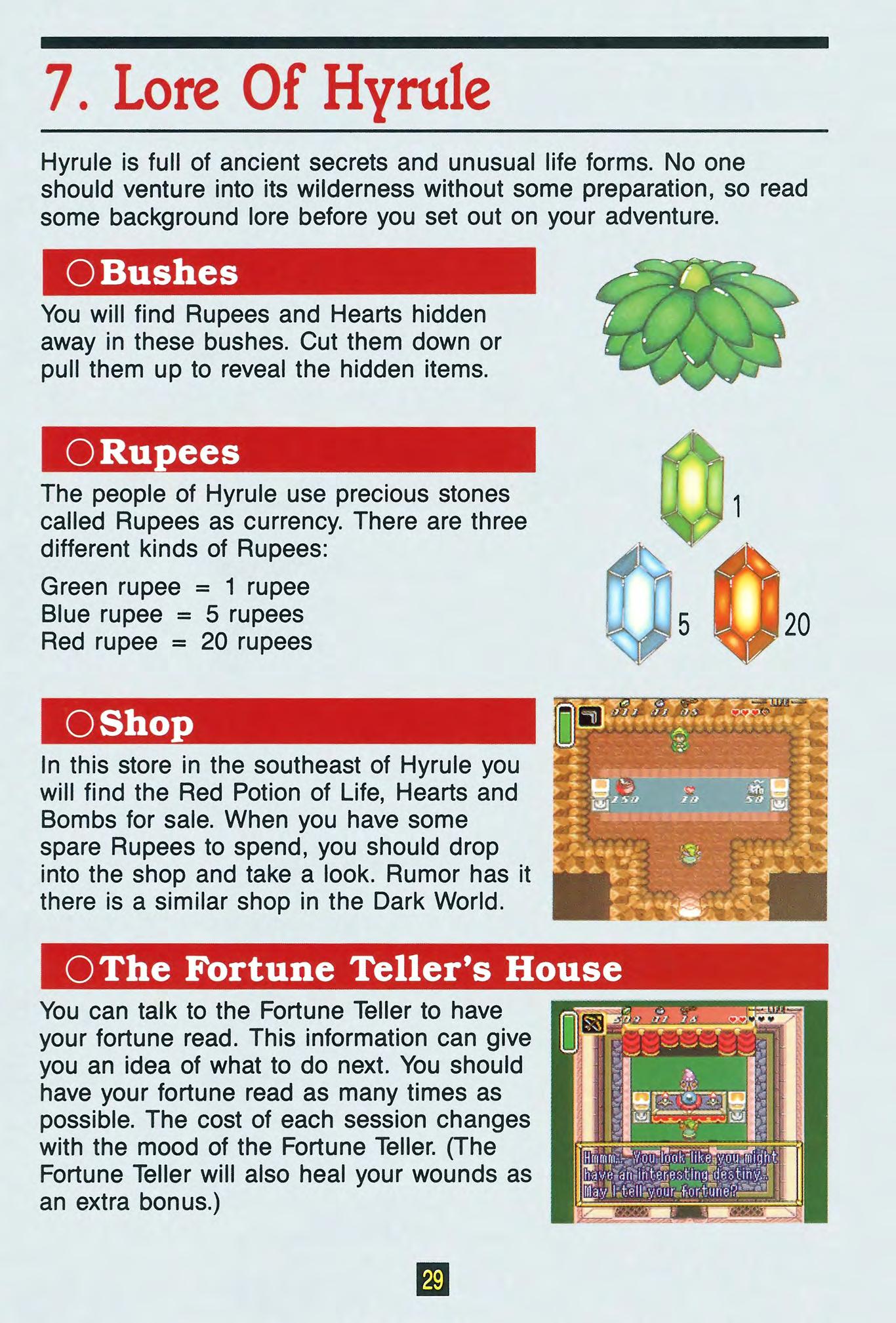 Zelda 3 ALTTP Super Nes : La notice de Zelda III A Link To The Past sur Snes Mini et Game Boy Advance