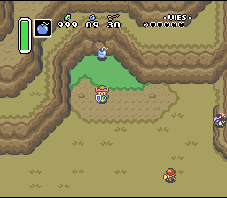 Zelda 3 on Super Nes : After the first Medallion Palace (gba, Snes, super nintendo)