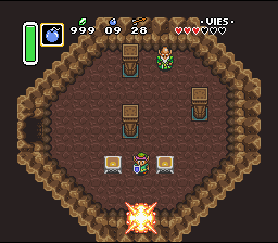 Zelda 3 on Super Nes : After the first Medallion Palace (gba, Snes, super nintendo)