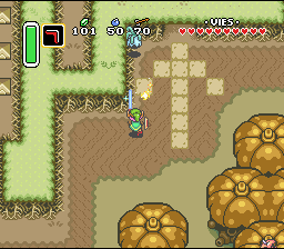 Zelda 3 Super Nes : Arrival in Darkworld (gba, Snes mini, super nintendo)