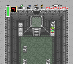 Zelda 3 Super Nes : Palais des ténèbres, premier cristal (gba, Snes mini, super nintendo)
