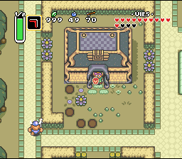 Zelda 3 Super Nes : du palais fort au palais du 4me cristal (gba, Snes mini, super nintendo)