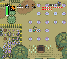 Zelda 3 sur Super Nes : du village des Bandits au palais du 5me cristal (gba, Snes mini, super nintendo)