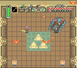 Zelda 3 sur Super Nes : Ganon, le boss final (gba, Snes mini, super nintendo)