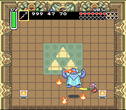 Zelda 3 sur Super Nes : Ganon, final boss (gba, Snes mini, super nintendo)