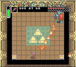 Zelda 3 sur Super Nes : Ganon, final boss (gba, Snes mini, super nintendo)