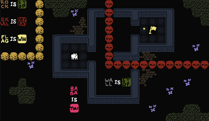 Baba is You sur Switch et Pc -  Carte : Niveau 6 - Off Limits : Le niveau  rsoudre