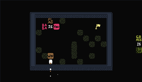 Baba is You sur Switch et Pc -  Carte : Niveau 7 - Grass Yard