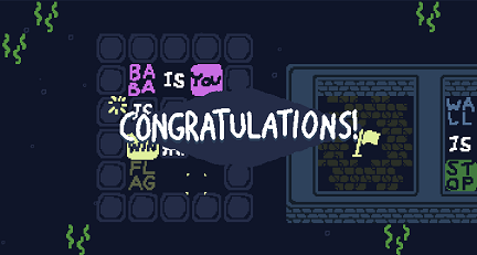 Baba is You sur Switch et Pc -  The Lake : Niveau 5 - Brick Wall
