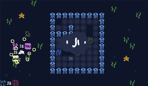 Baba is You sur Switch et Pc -  The Lake : Niveau 8 - Locked In