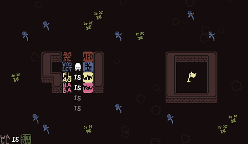 Baba is You sur Switch et Pc -  Solitary Island : Niveau 0 - Poem
