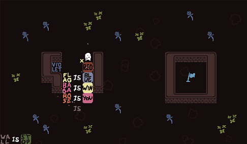 Baba is You sur Switch et Pc -  Solitary Island : Niveau 0 - Poem