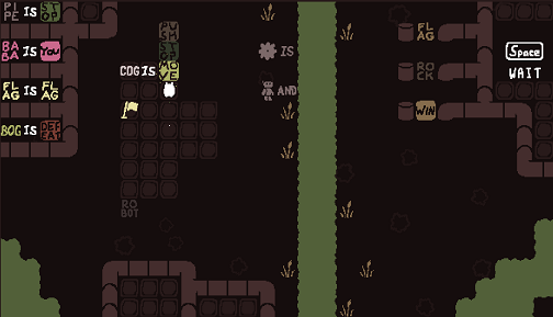 Baba is You sur Switch et Pc -  Solitary Island : Niveau 10 - Wireless Connection