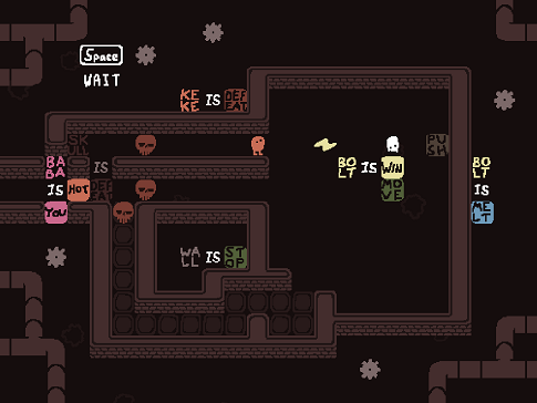 Baba is You sur Switch et Pc -  Solitary Island : Niveau 6 - Research Facility