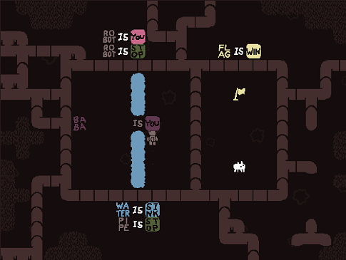 Baba is You sur Switch et Pc -  Solitary Island : Niveau 7 - Assembly Team