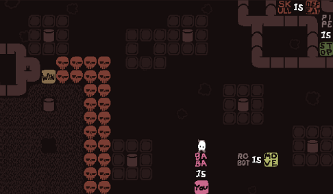 Baba is You sur Switch et Pc -  Solitary Island : Niveau 9 - Catch the Thief !