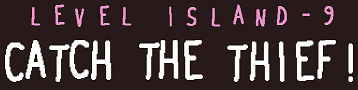 Baba is You sur Switch et Pc -  Solitary Island : Niveau 9 - Catch the Thief ! : Titre du niveau