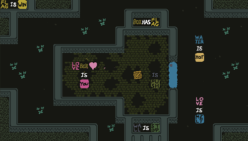 Baba is You sur Switch et Pc -  Temple Ruins : Niveau 3 - A Present for You