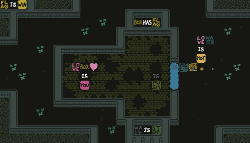 Baba is You sur Switch et Pc -  Temple Ruins : Niveau 3 - A Present for You