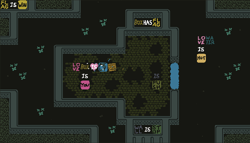 Baba is You sur Switch et Pc -  Temple Ruins : Niveau 3 - A Present for You