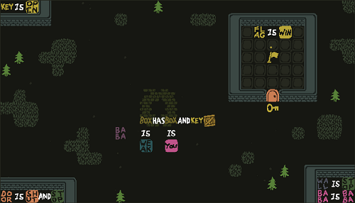 Baba is You sur Switch et Pc -  Temple Ruins : Niveau 5 - But Where's the Key