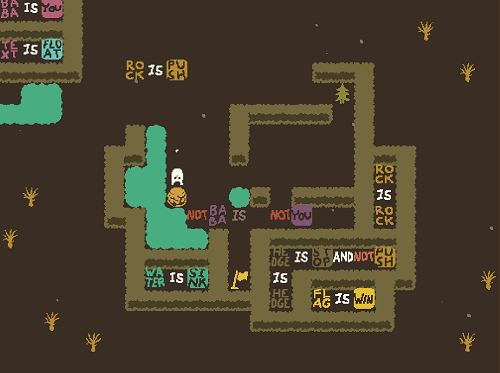 Baba is You sur Switch et Pc -  Forest of Fall : Niveau 11 - Catch