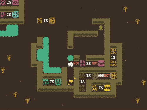 Baba is You sur Switch et Pc -  Forest of Fall : Niveau 11 - Catch