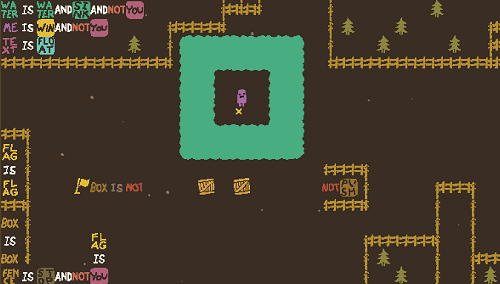 Baba is You sur Switch et Pc -  Forest of Fall : Niveau 12 - Dead End