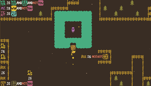 Baba is You sur Switch et Pc -  Forest of Fall : Niveau 12 - Dead End